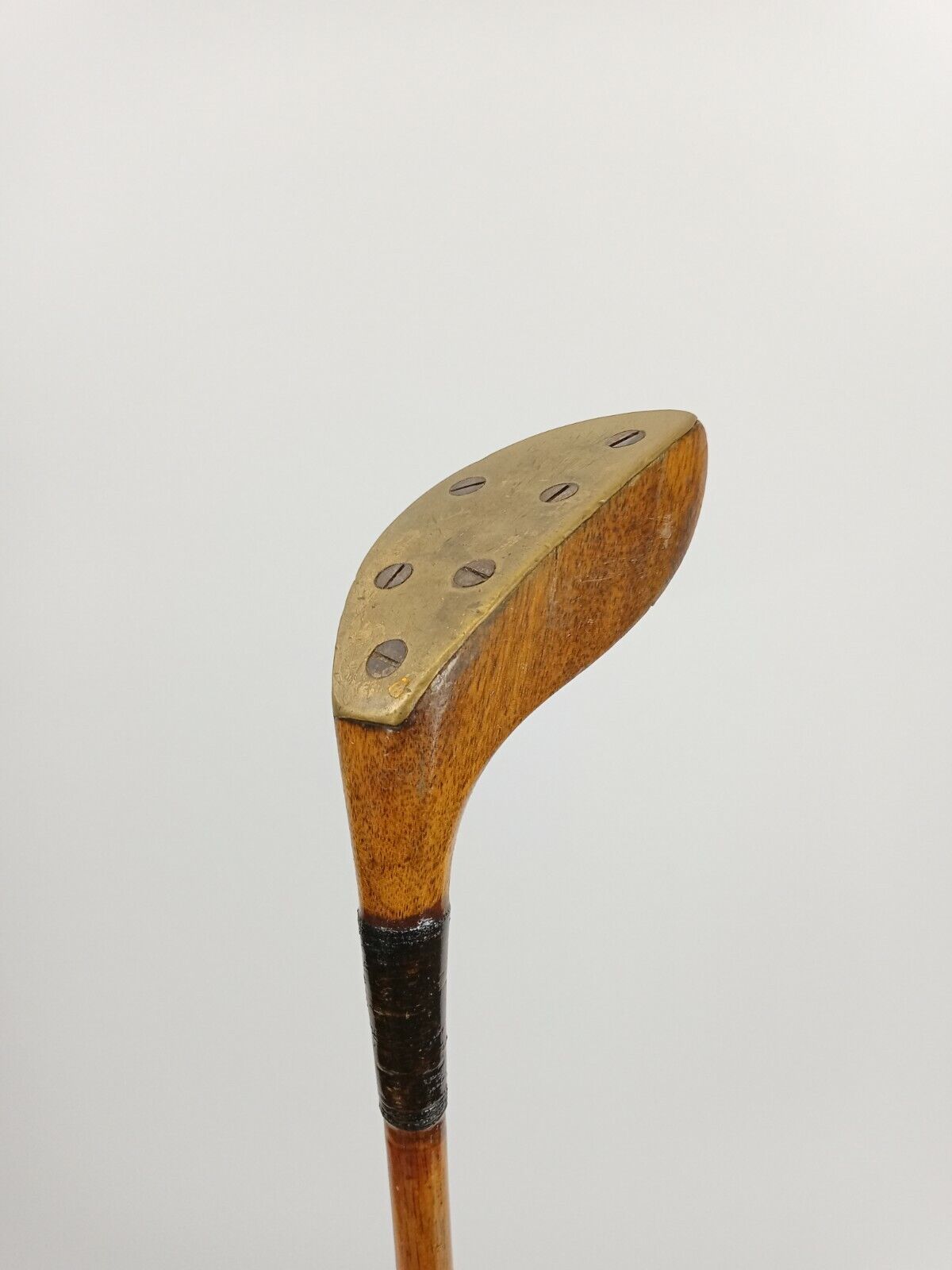 Hickory Auchterlonie Putter CA1913 Patent 22206 Hickory 34.5" Original Grip